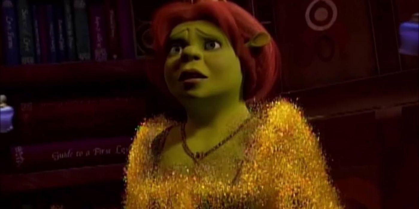 Fiona getting a makeover for her dress on Shrek 2