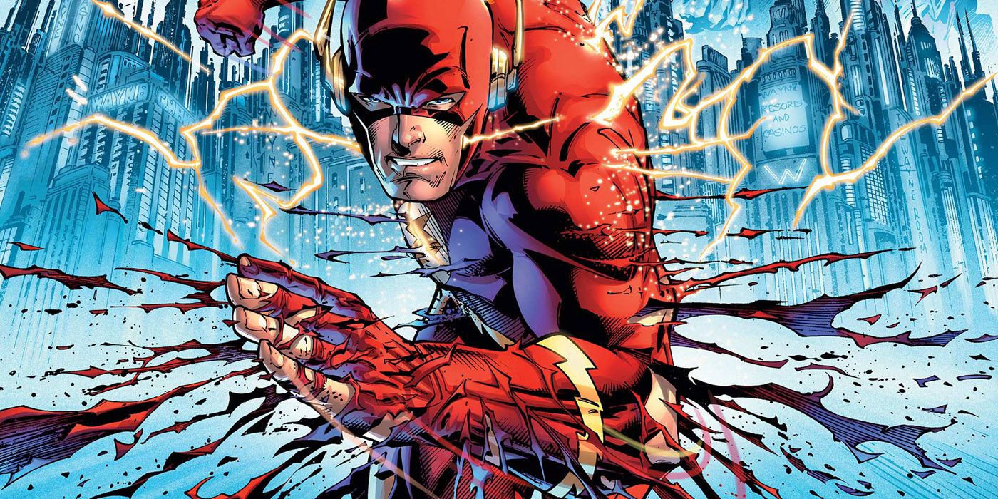 Flash breaking the speed force in the comics.
