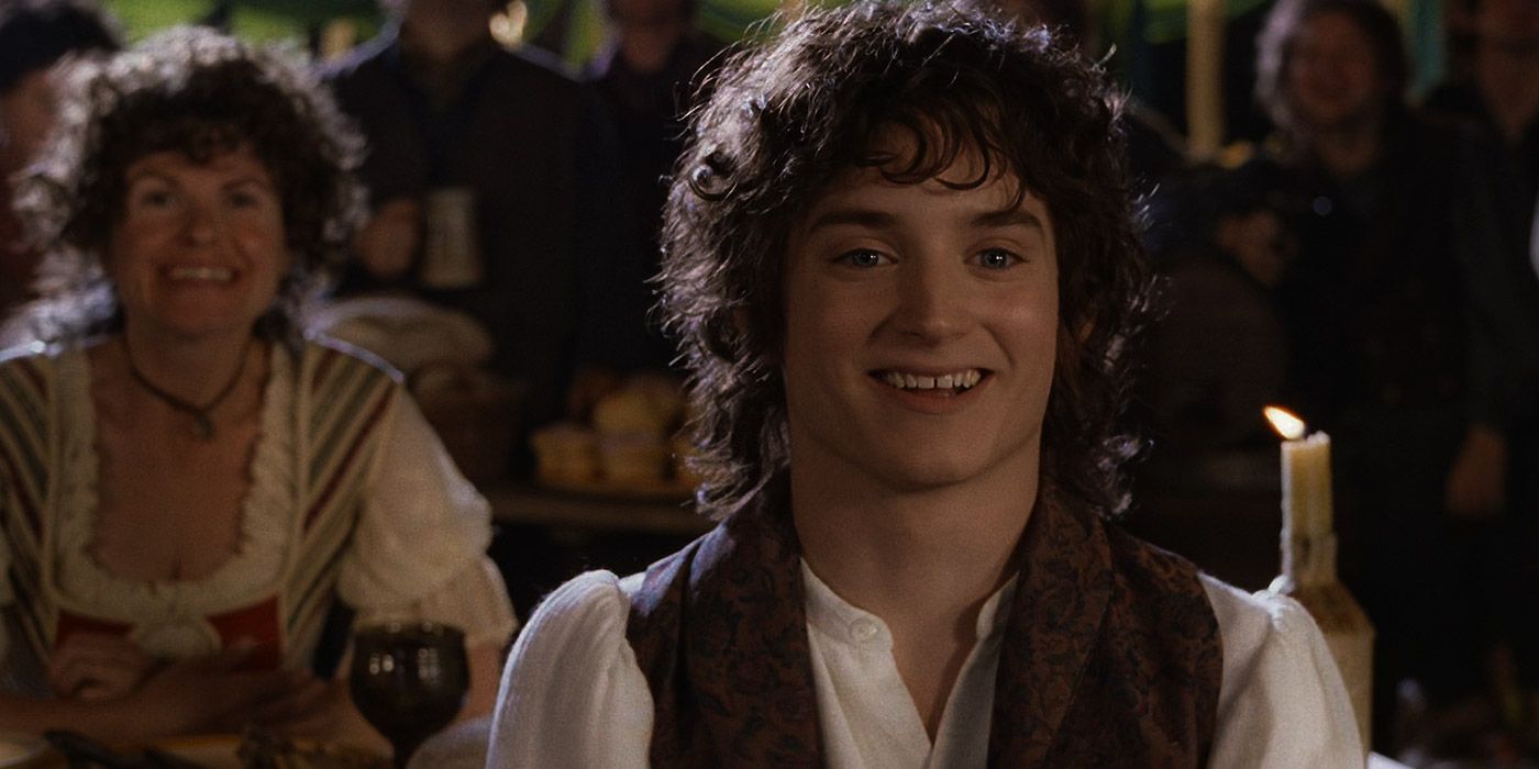 Frodo Baggins at Bilbo's birthday party in Lord of the Rings