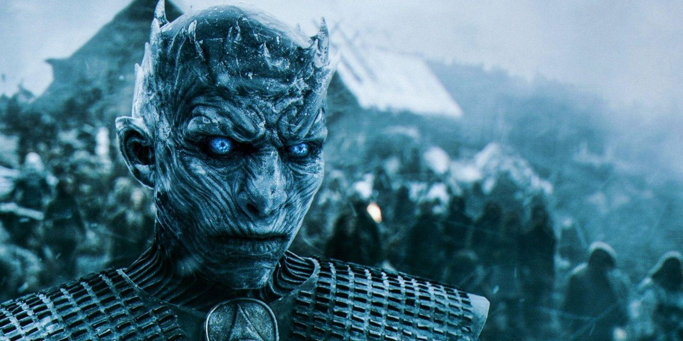 The Night King surveys his latest conquest in Game of Thrones