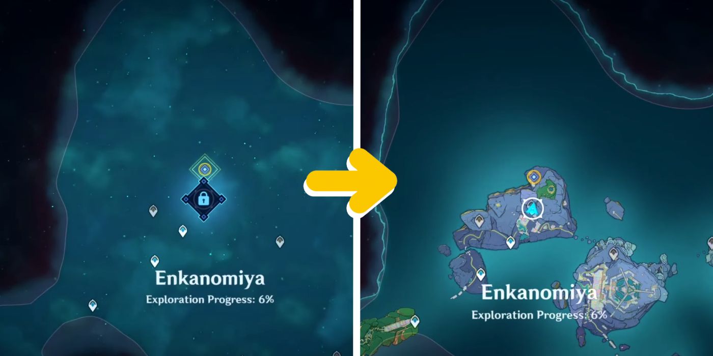Genshin Impact: How to Unlock The Full Enkanomiya Map
