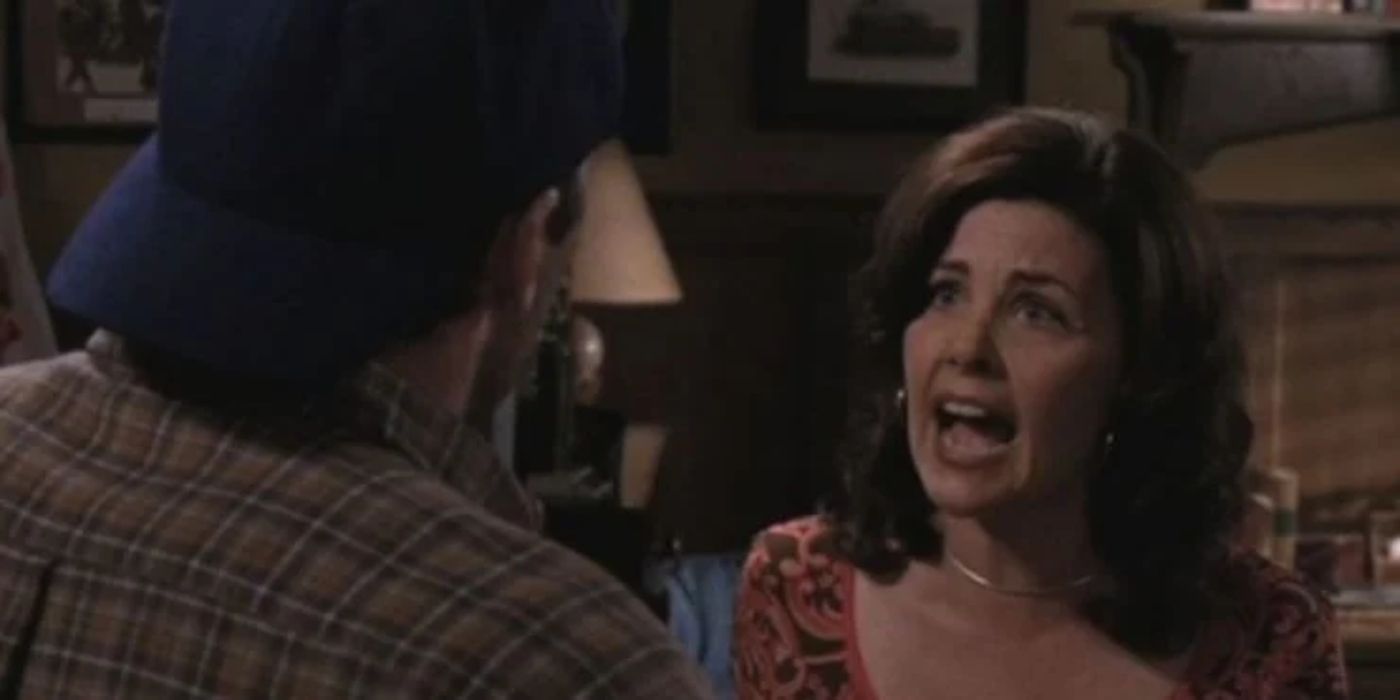 Anna yelling at Luke on Gilmore Girls