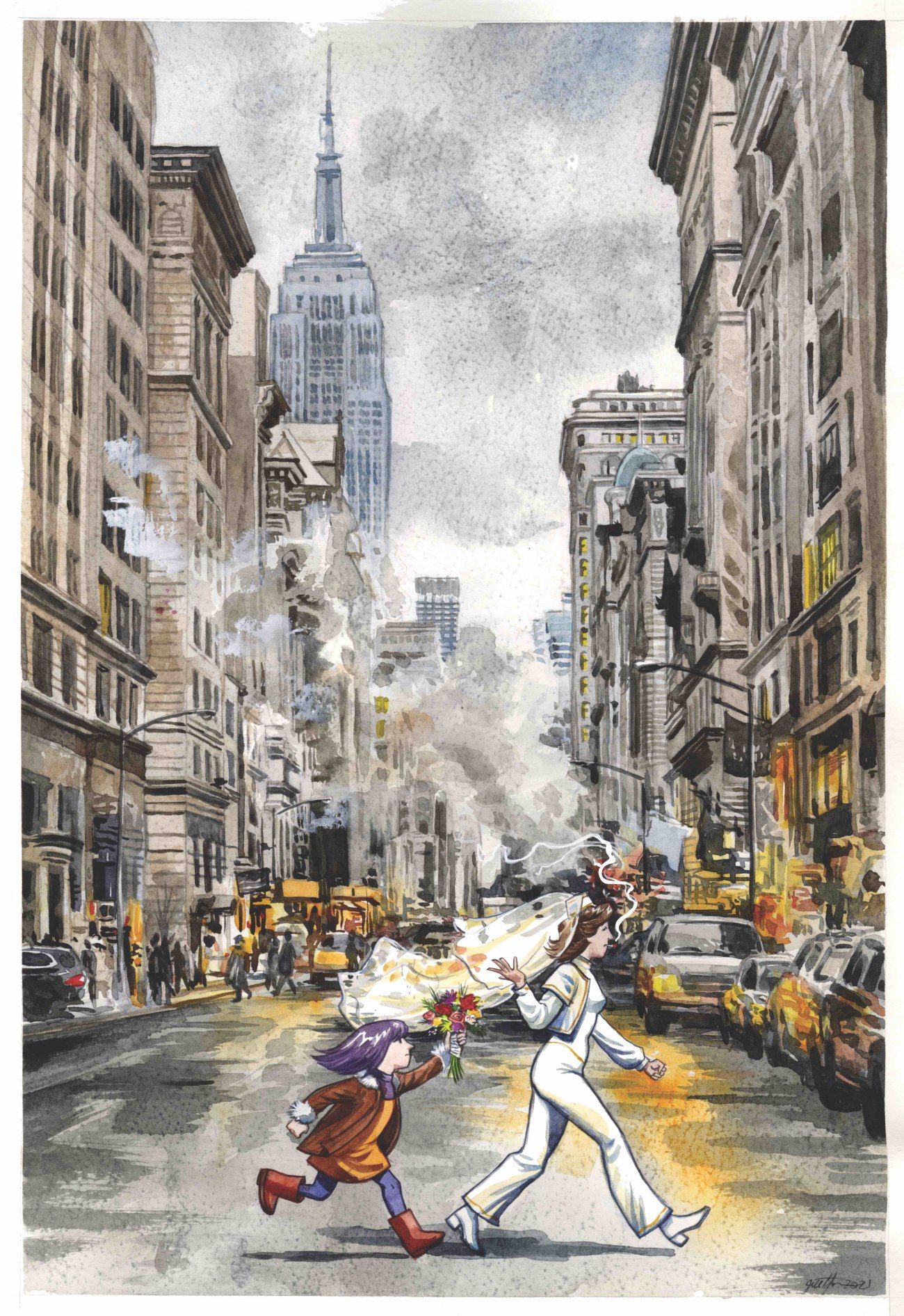 Gilt Ahoy Comics Cover B Jill Thompson