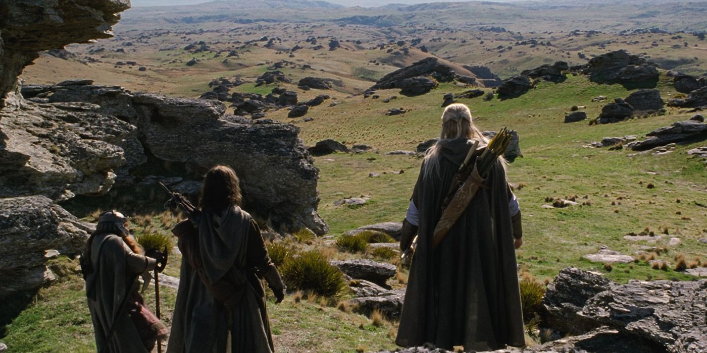 Gimli, Aragon and Legolass in Lord of the Rings 