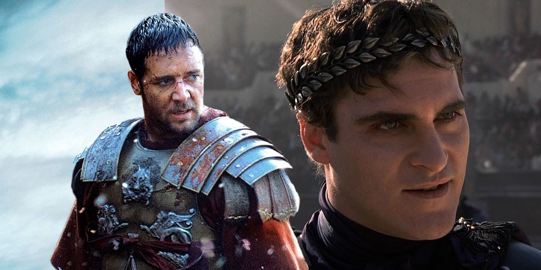 Gladiator Maximus and Commodus