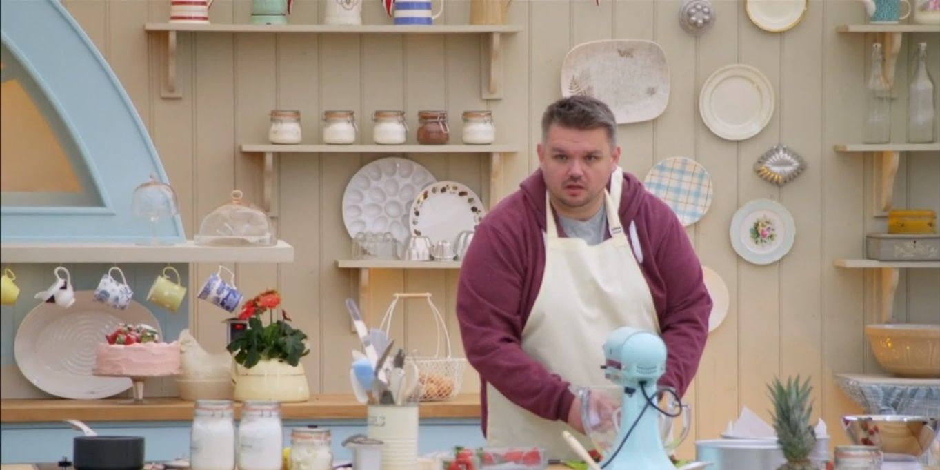 Glenn Cosby on the Great British bake Off