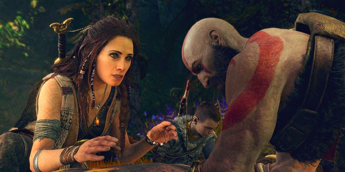 God of War Kratos and Freya Work Together