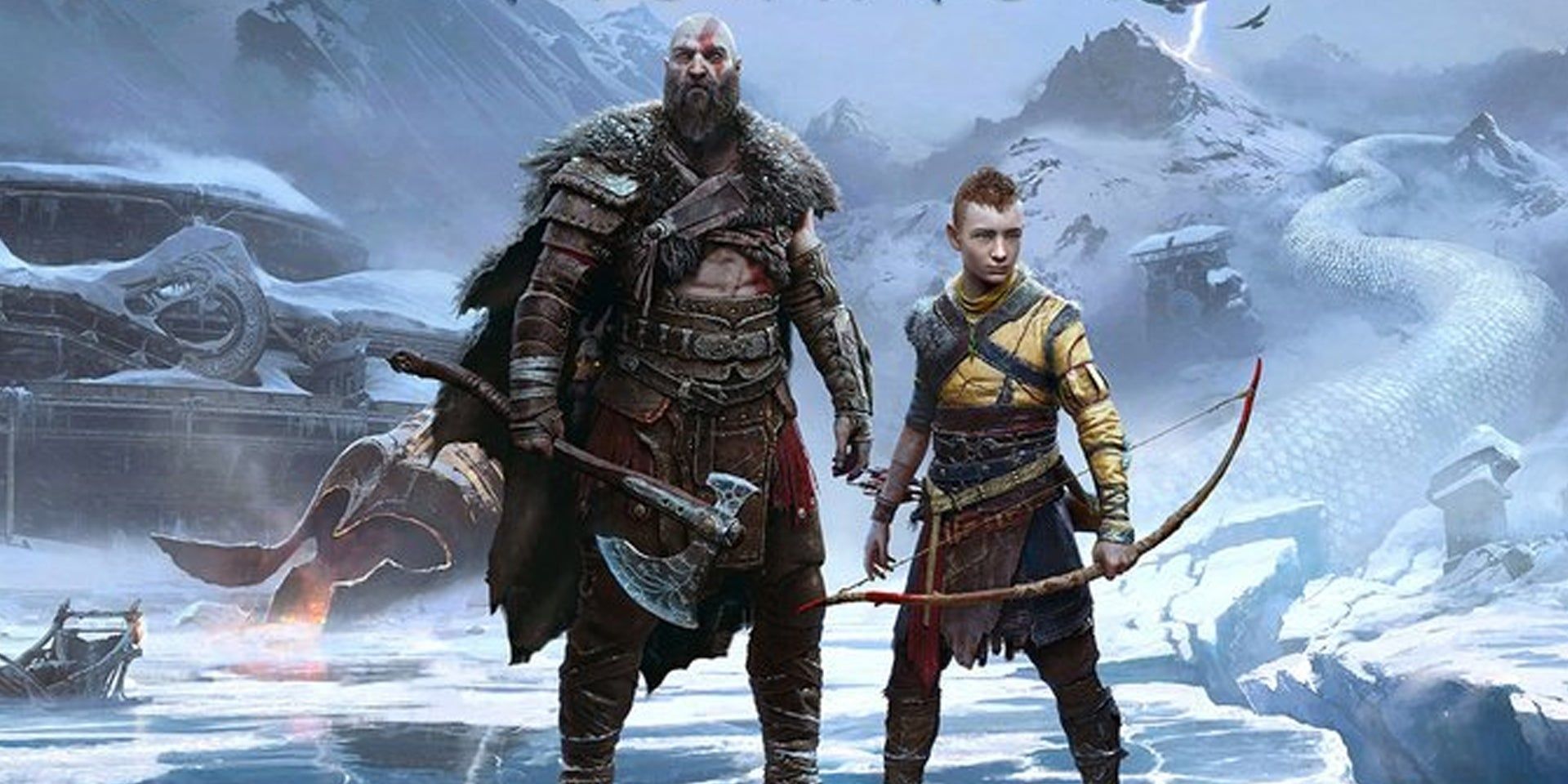 Kratos and Atreus in God of War. 