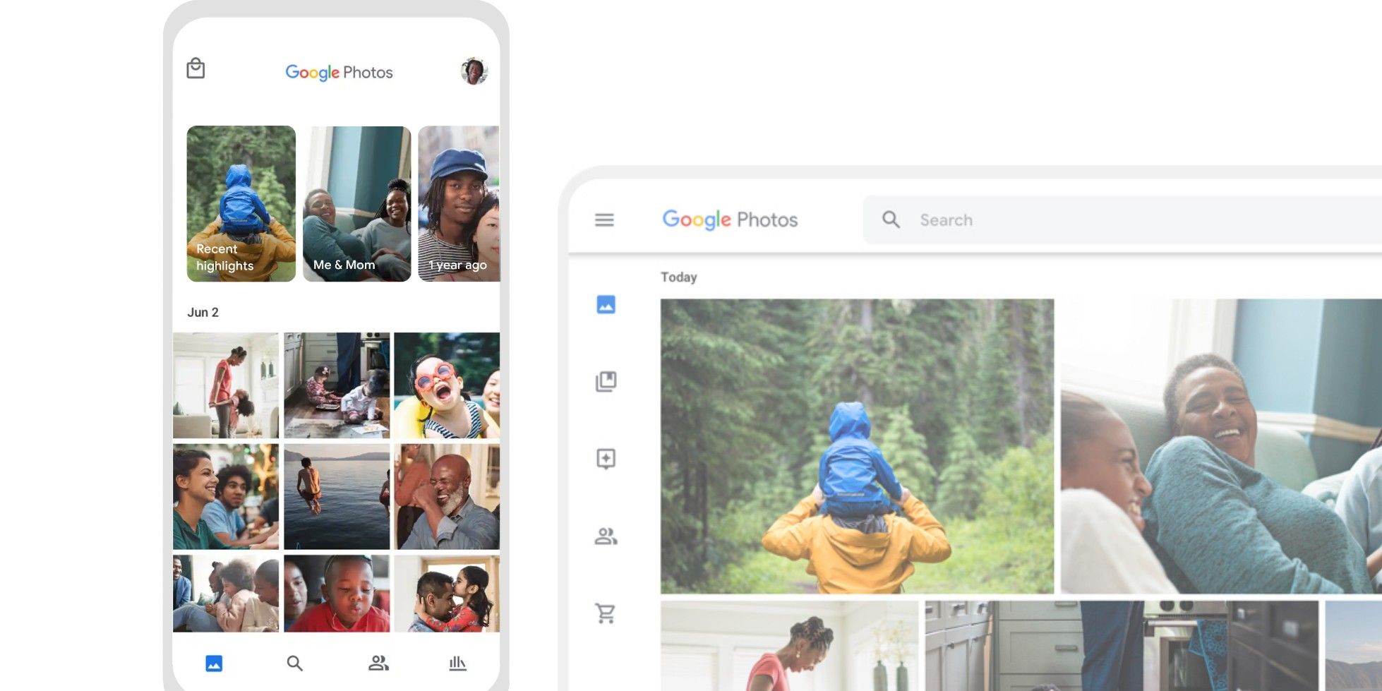 Google Photos Phone desktop