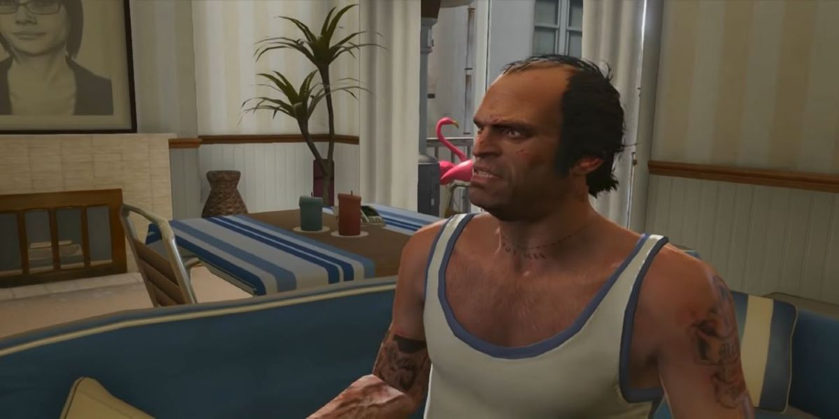 GTAV 10 Quotes That Prove Trevor Is The Most Shocking Game Protagonist Grand Theft Auto Trevor Cutscene 