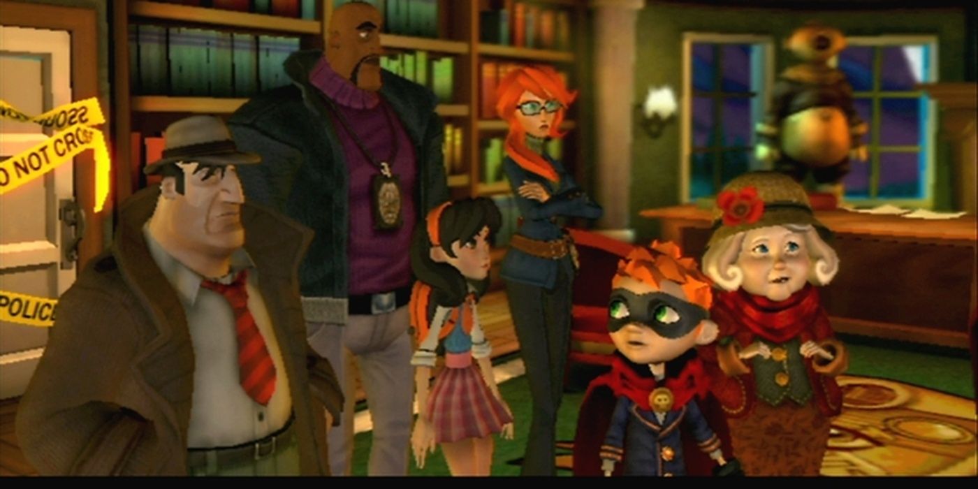 The characters from Guilty Party investigate a crime