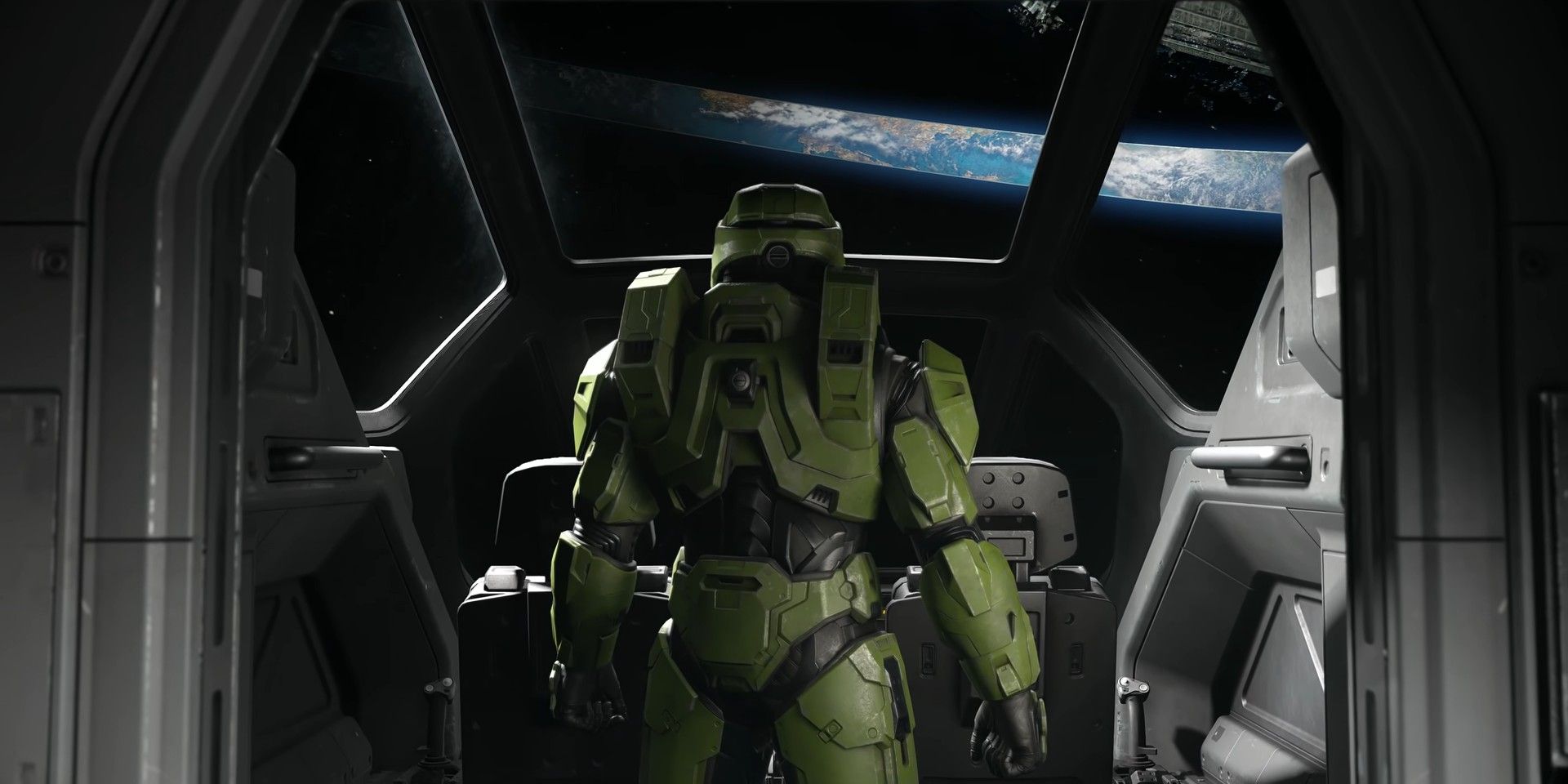 The back of Master Chief in Halo
