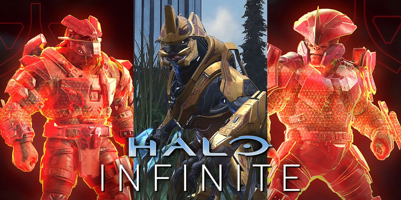 Split image of high value targets from Halo Infinite