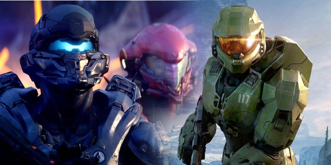 Halo 5 Locke and Halo Infinite Master Chief Split Image
