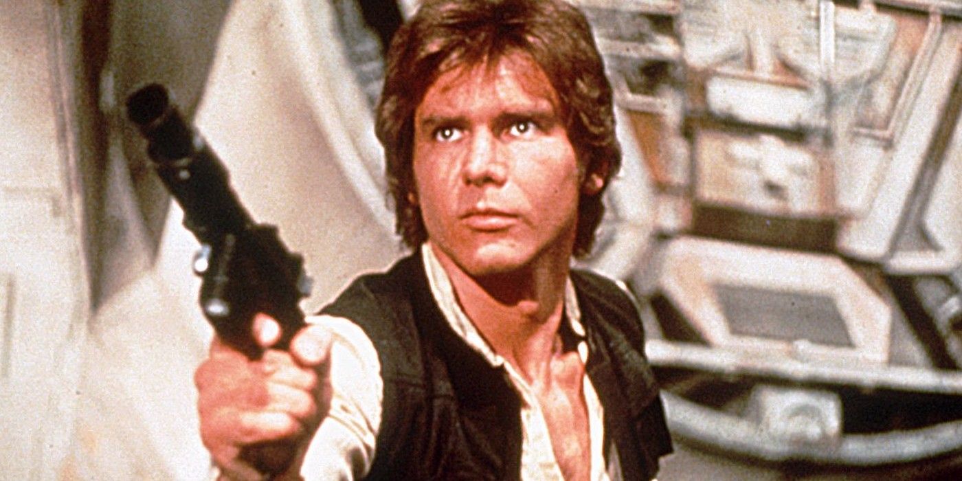 Harisson Ford as Han Solo in Star Wars.