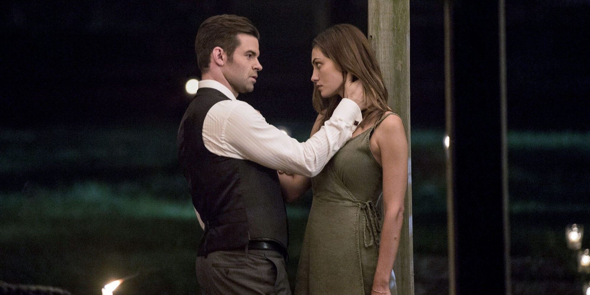 Hayley and Elijah hold each other in The Originals