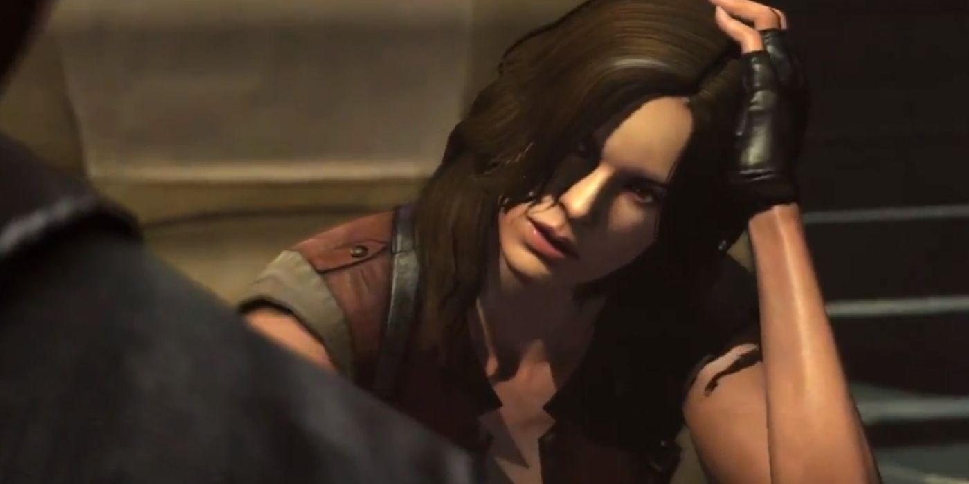 Helena Harper looks worried in Resident Evil 6