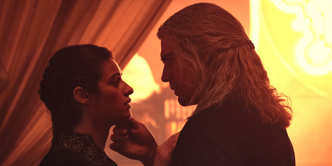 Henry Cavill and Anya Chalotra in The Witcher Season 2
