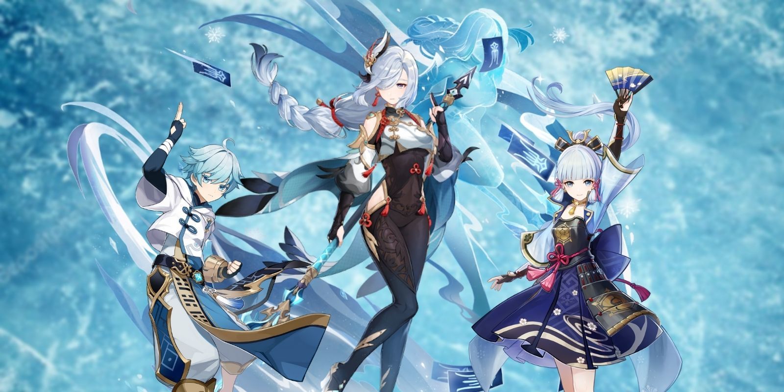 All Genshin Impact Cryo characters: Ayaka, Ganyu, Shenhe, more