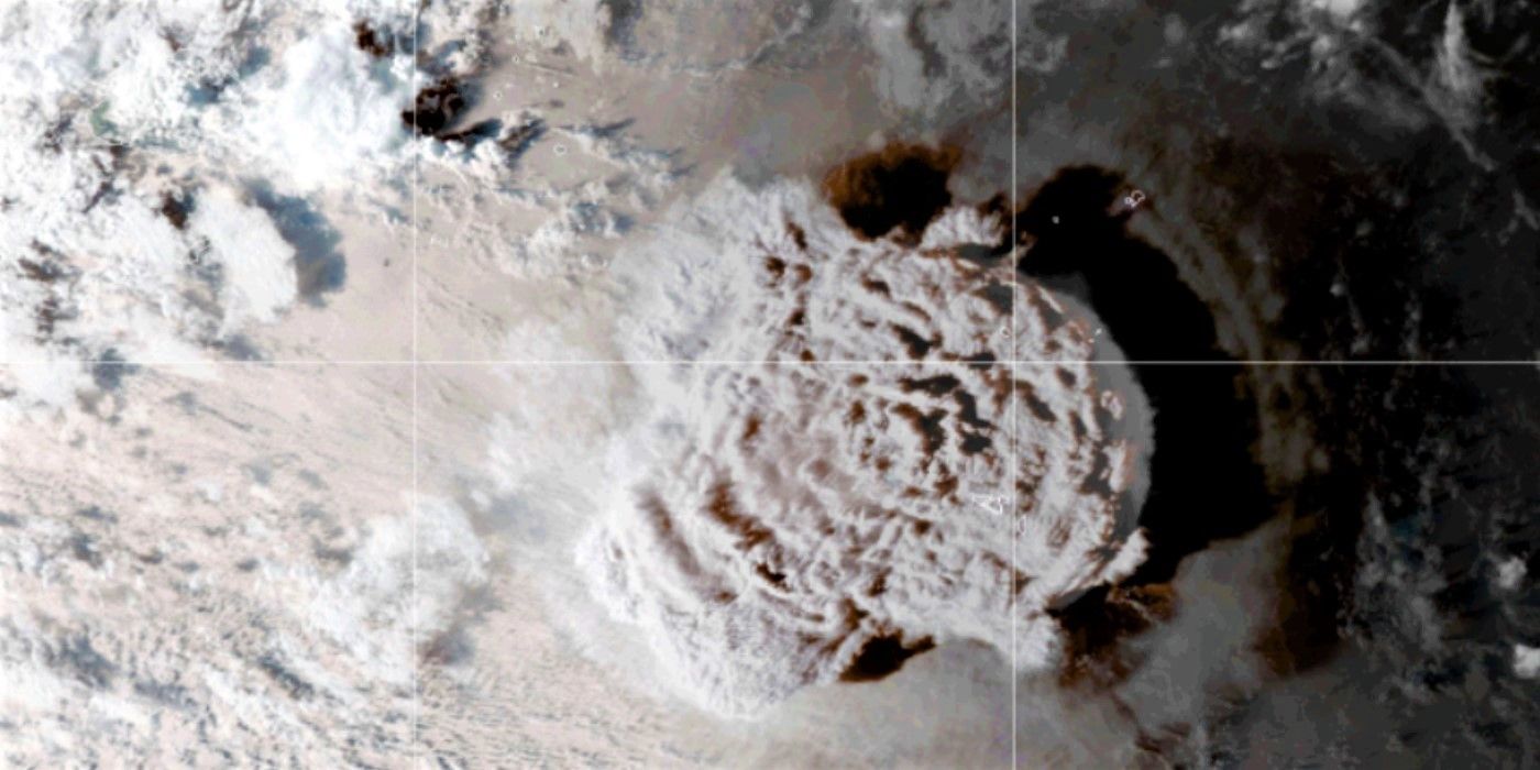 Watch The Massive Tonga Volcano Eruption From Space Thanks To NASA