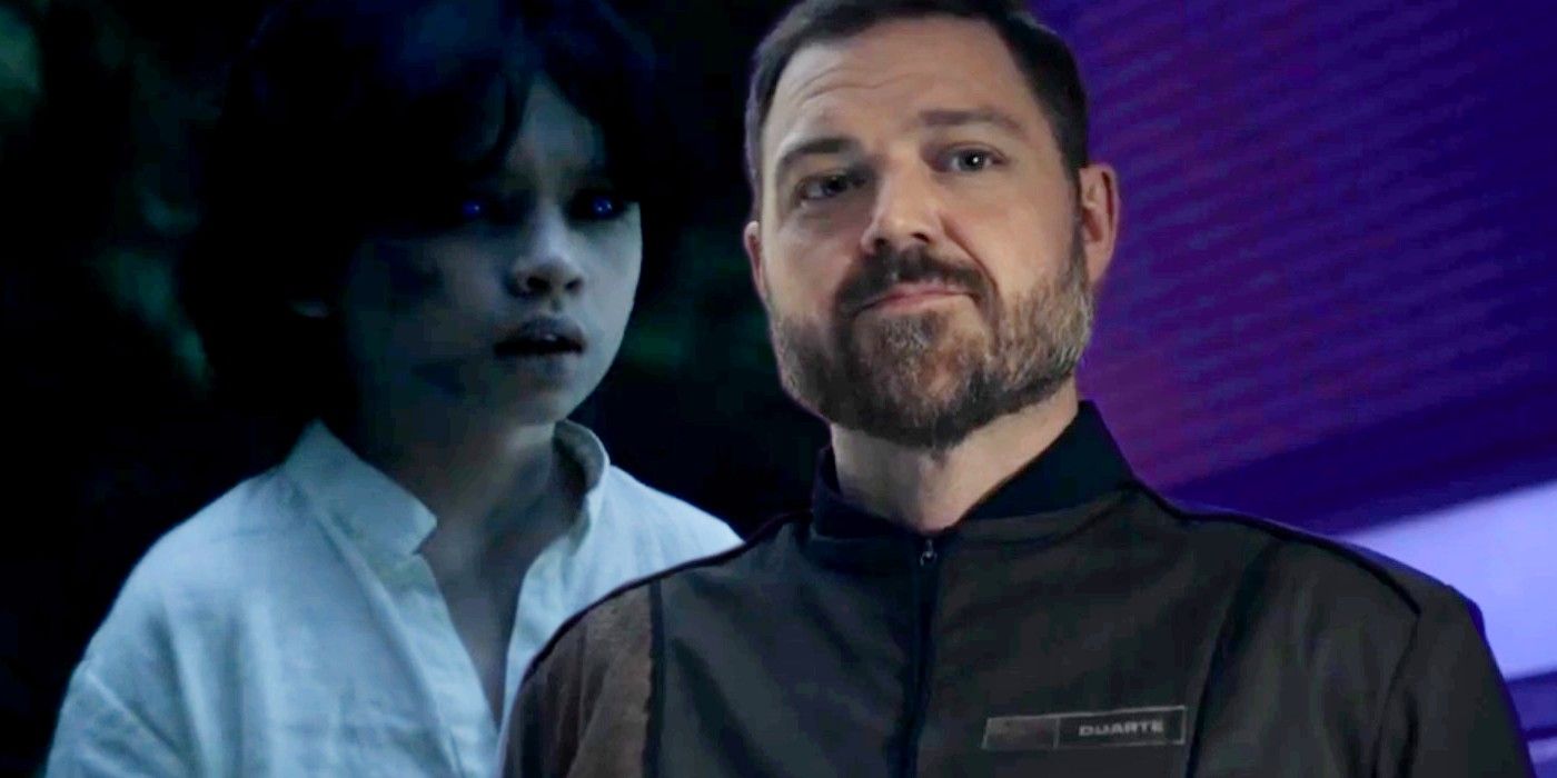 Ian Ho as Xan and Dylan Taylor as Duarte in Expanse