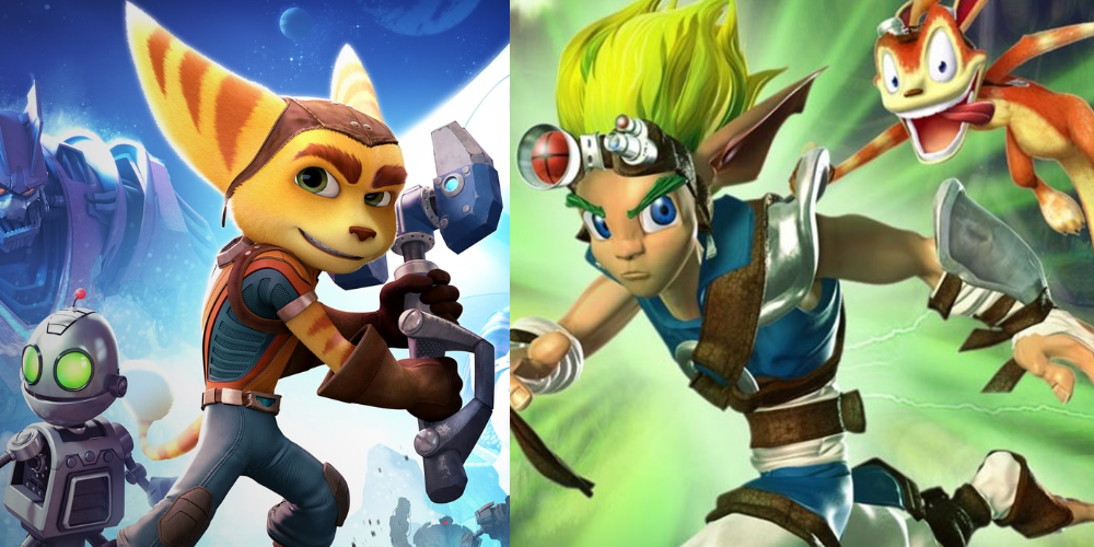 Ratchet and Clank and Jak And Daxter