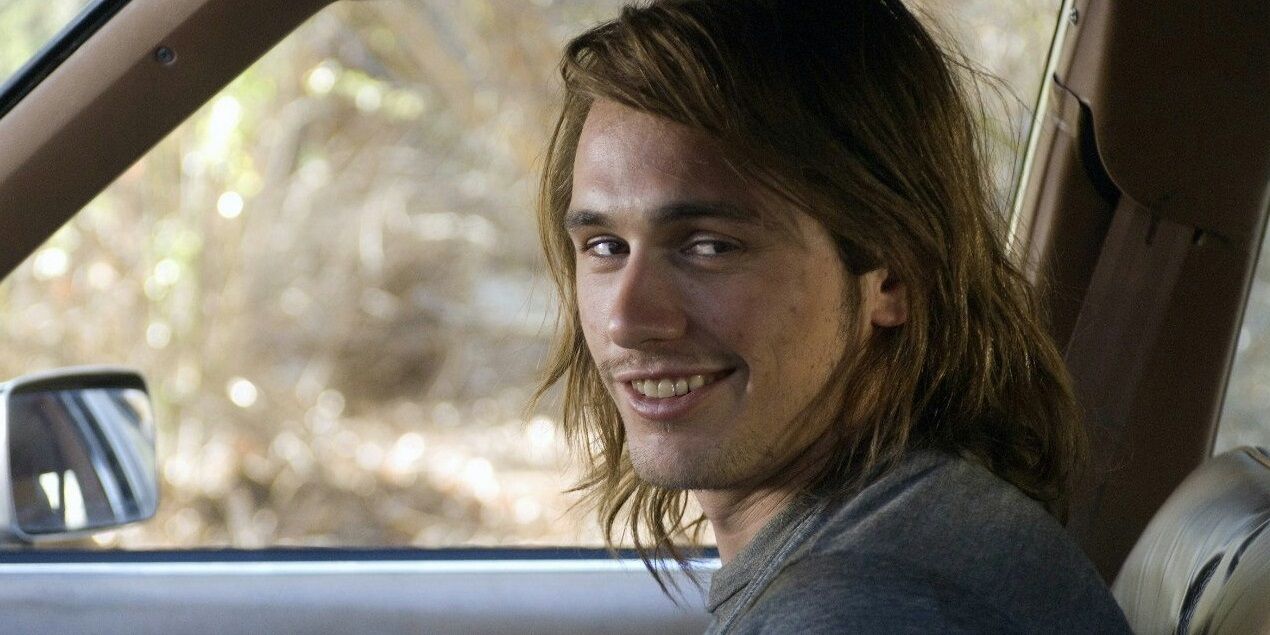 James Franco in a car in Pineapple Express