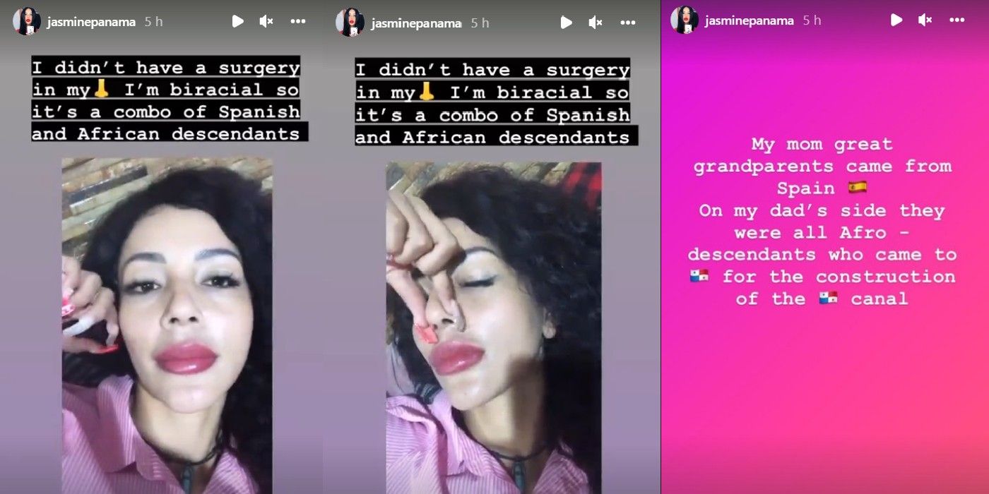 Jasmine Gino Plastic Surgery Nose Panama Instagram In 90 Day Fiance