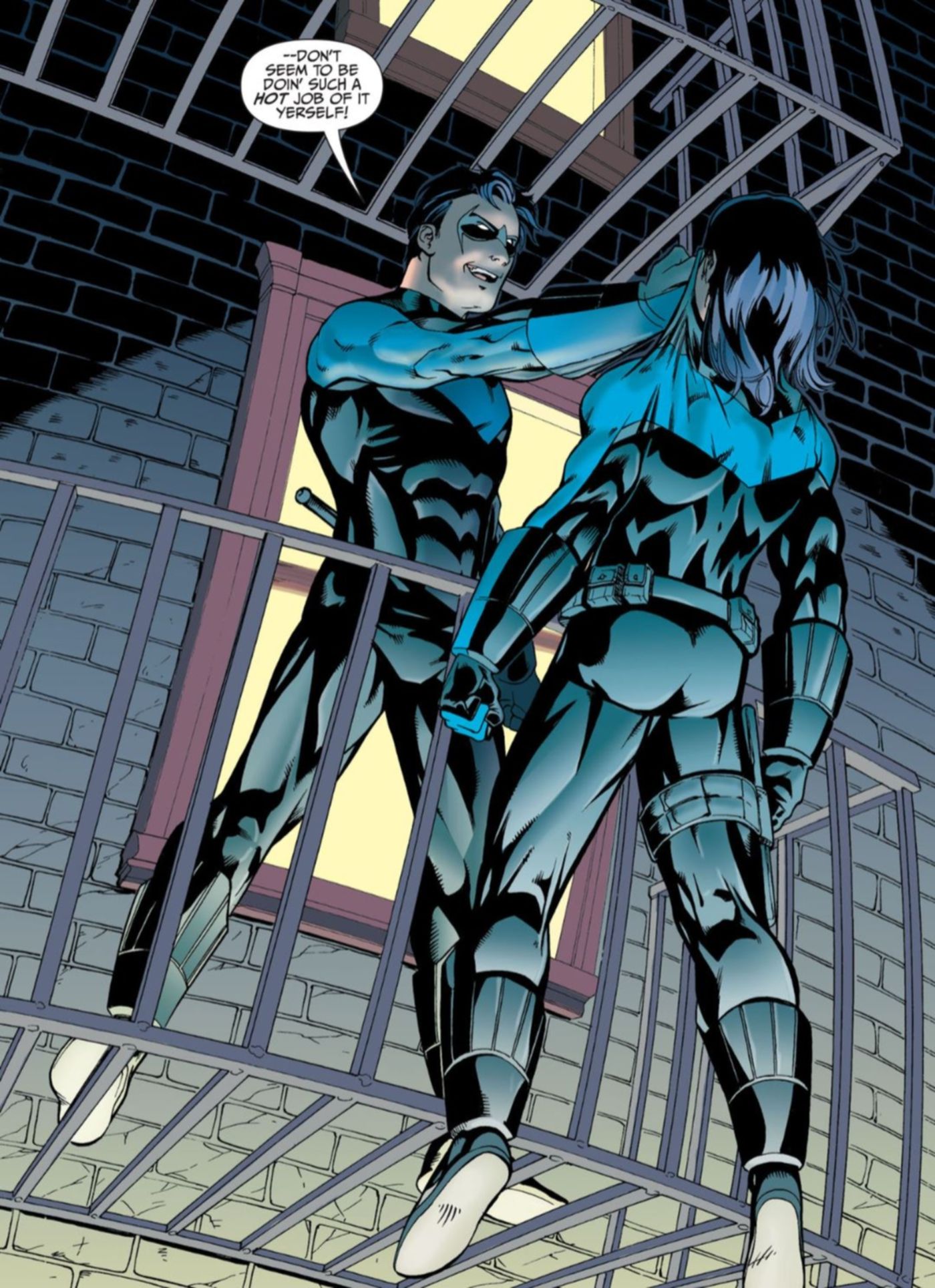Jason Todd and Dick Grayson Nightwing DC Comics