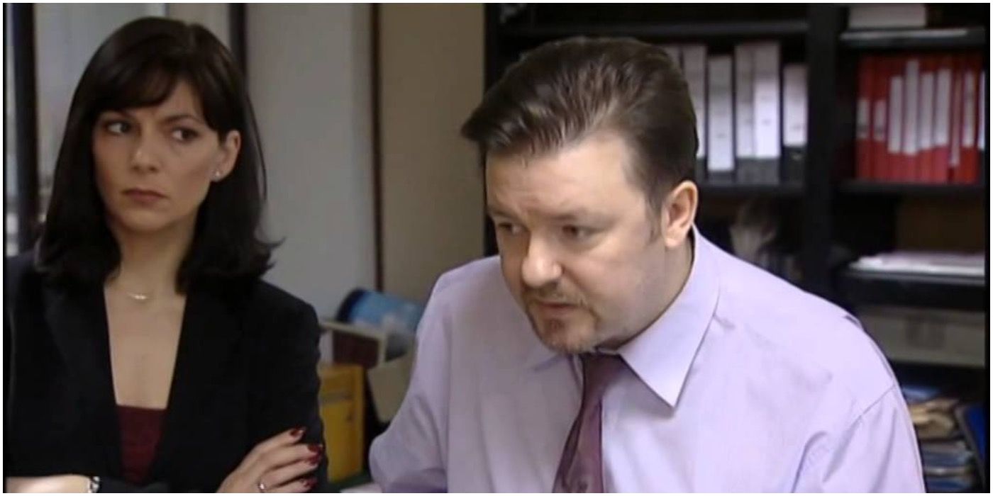 Jennifer Looks Annoyed At David In The Office Uk