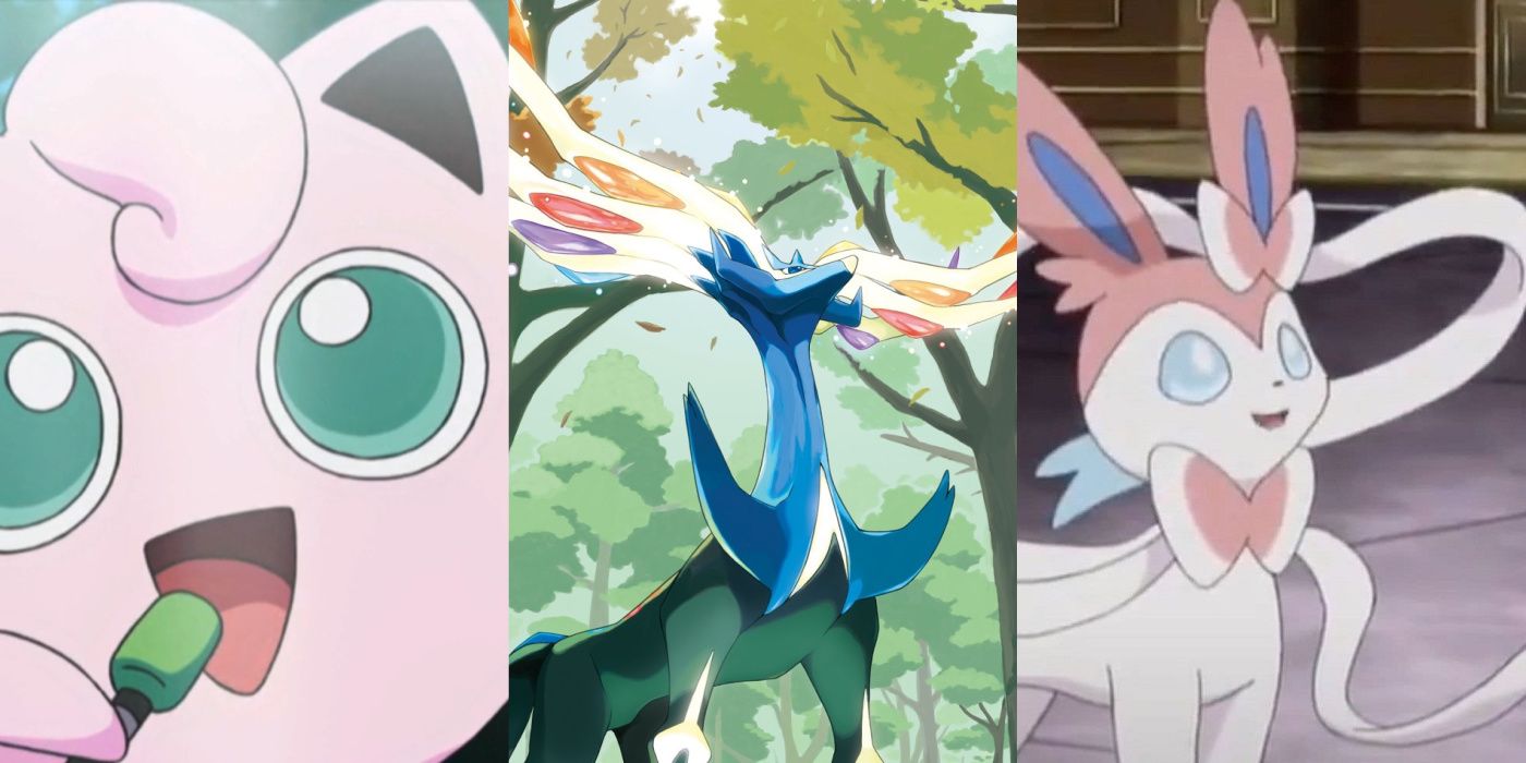 Jigglypuff, Xerneas, and Sylveon