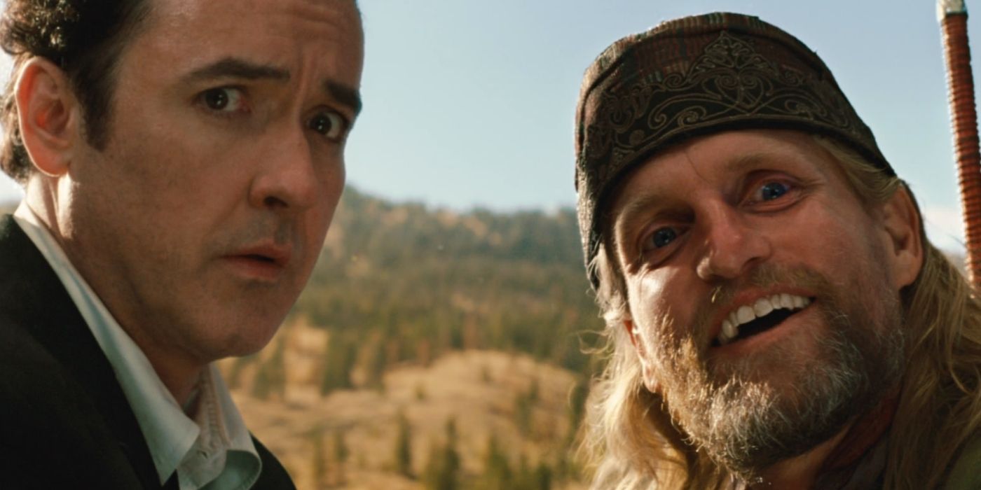 John Cusack and Woody Harrelson in 2012 movie