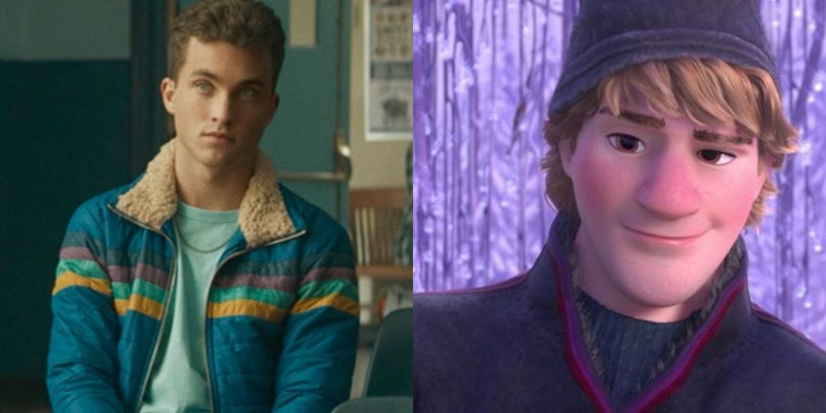 A split image features Johnathan in Superman And Lois and Kristoff in Frozen