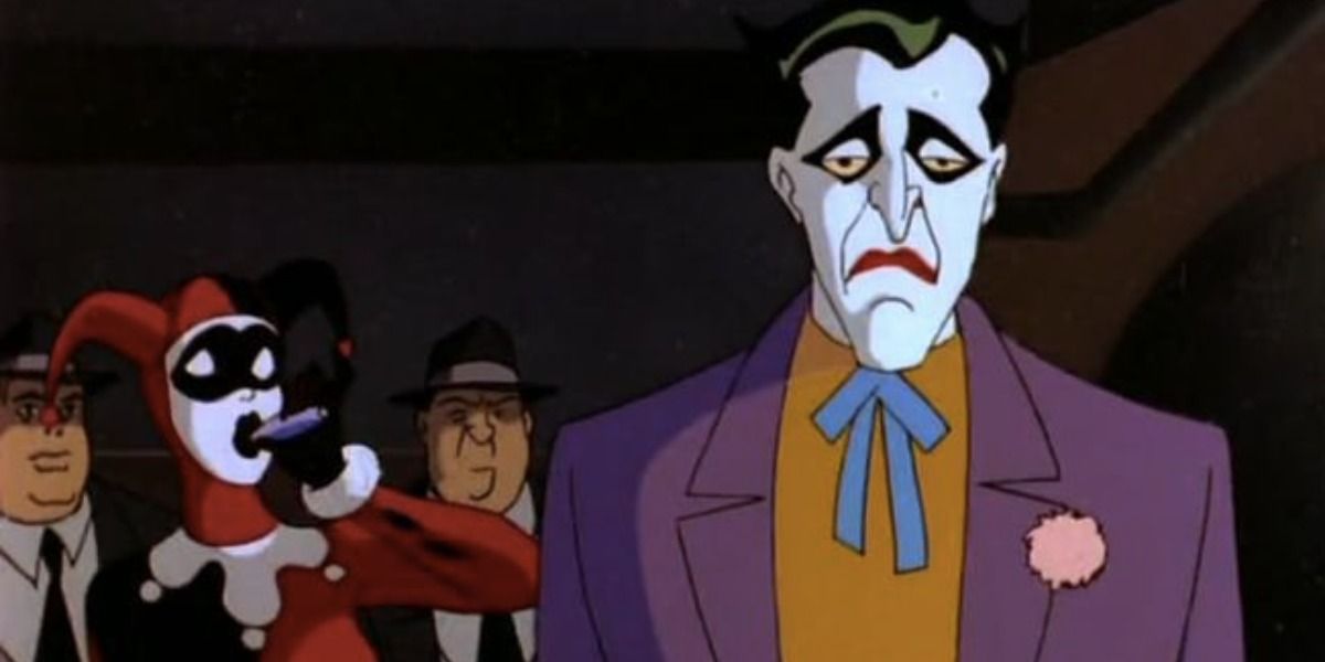 Joker saddened thinking that Batman finally died in BTAS