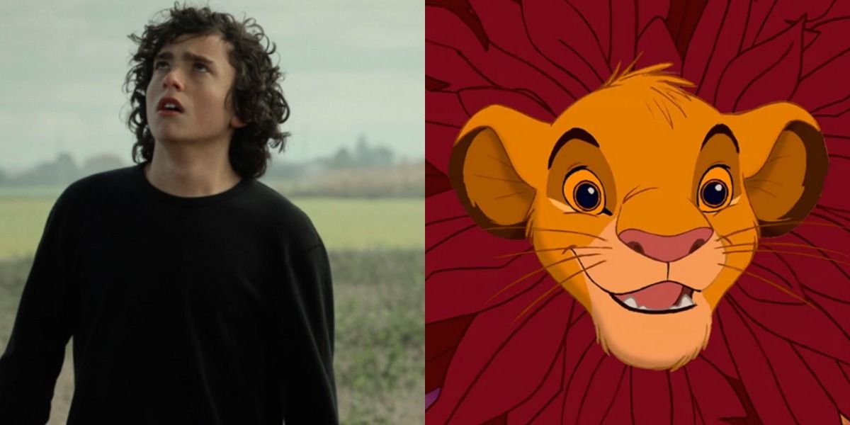 A split image depicts Jordan in Superman And Lois and Simba in The Lion King