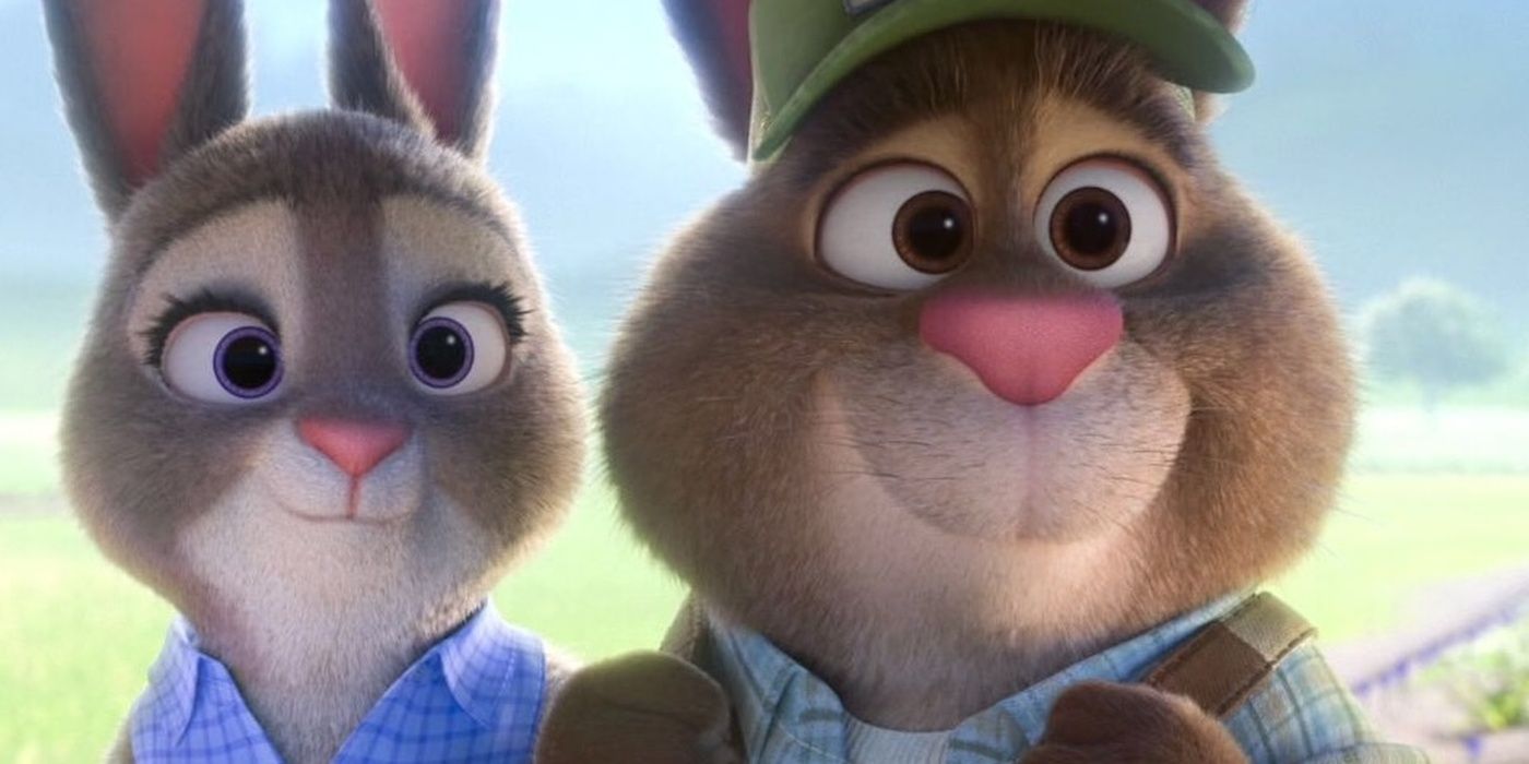 Bonnie and Stu Hopps from Zootopia smiling