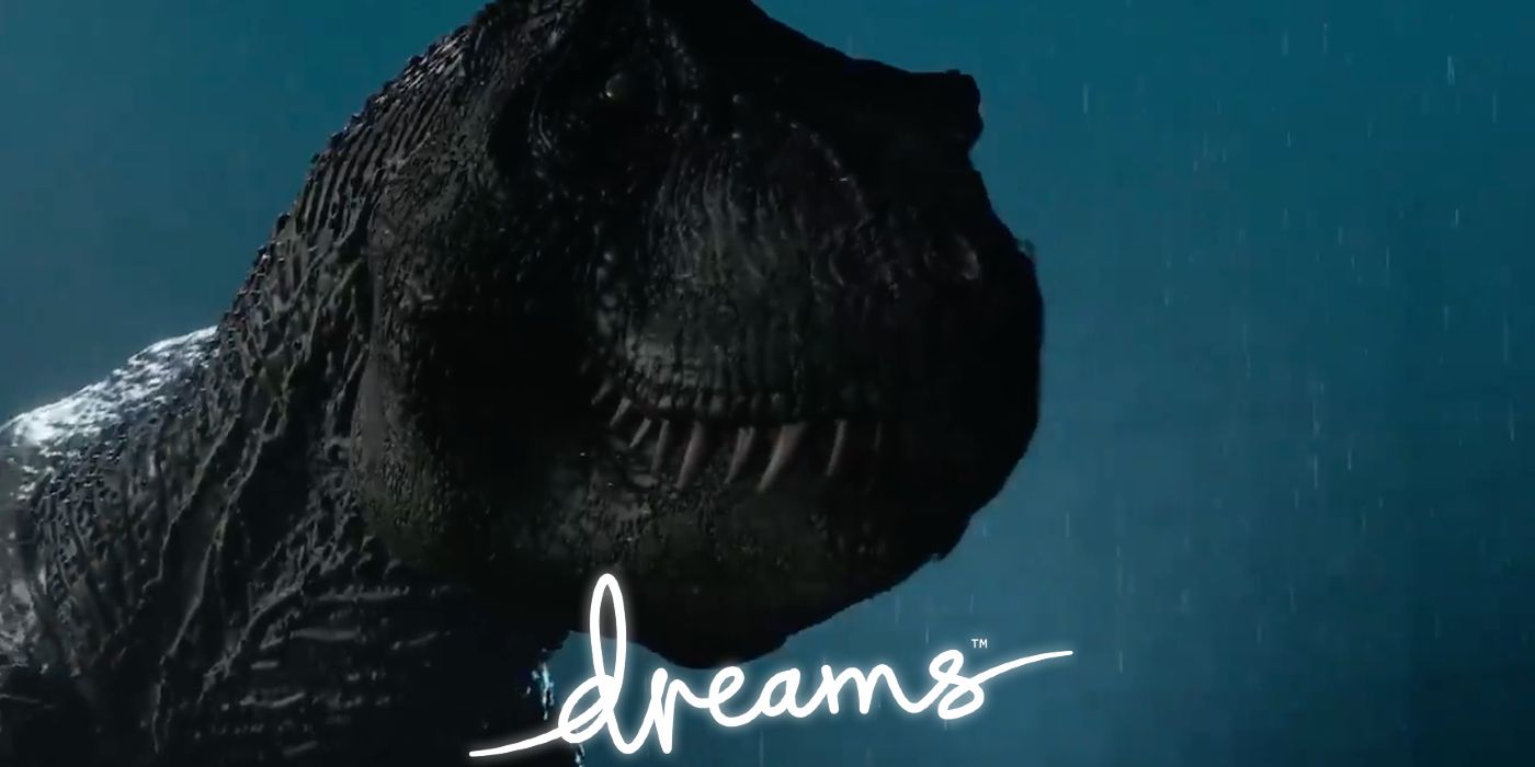 Jurassic Park T-Rex remade in Dreams
