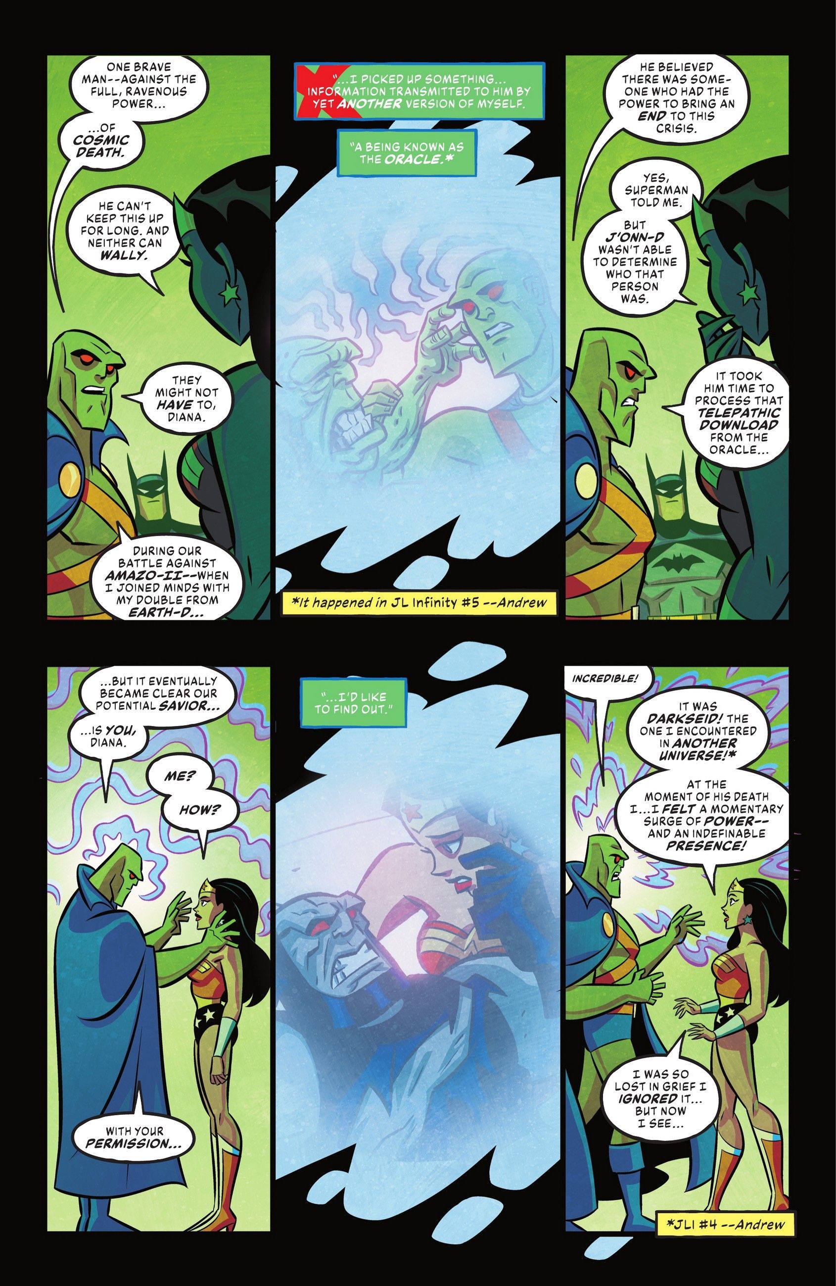 Wonder Woman realizes she has the Life Equation