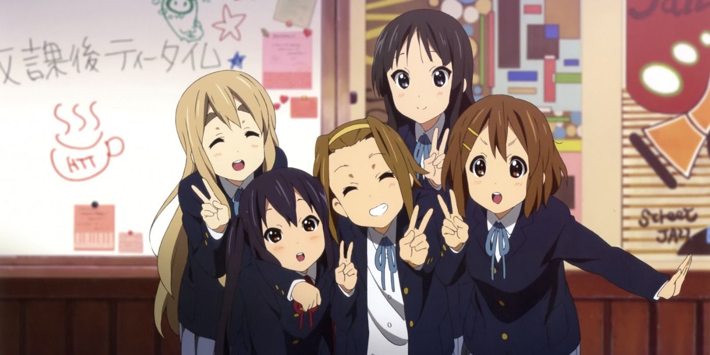 A scene from the K-On! anime