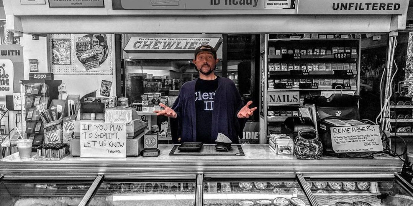 Kevin Smith is Back Behind Quick Stop Counter in Clerks 3 Set Photo