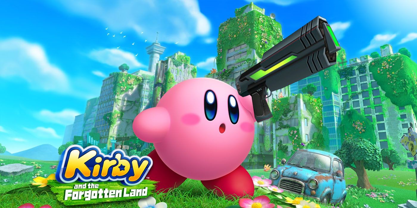 Kirby and the Forgotten Land Gets a Release Date and a Gun