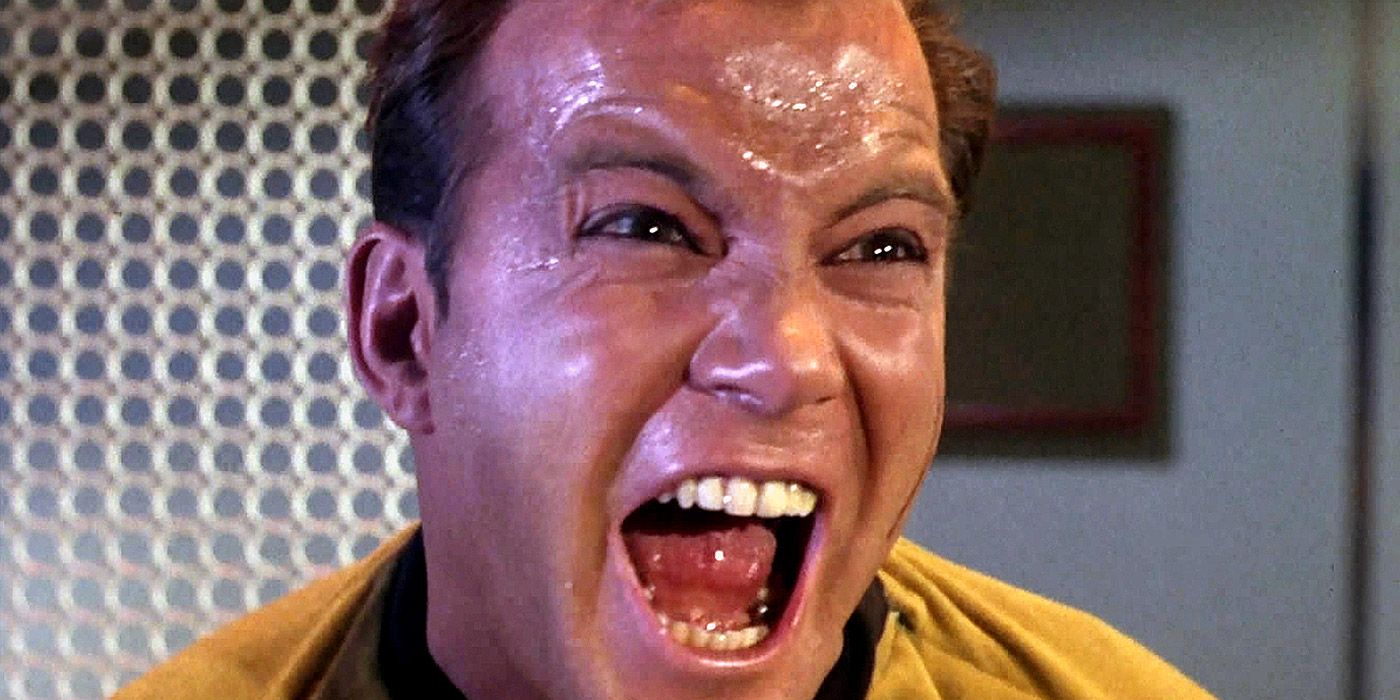 Captain Kirk yelling in Star Trek