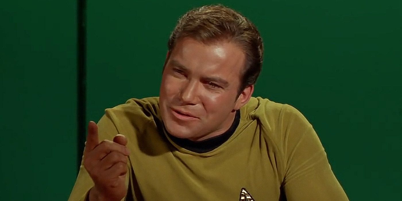 Captain Kirk gives a speech in Star Trek