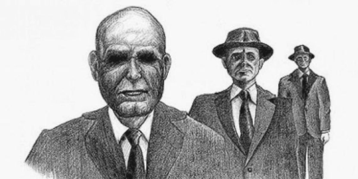 Sketches of supposed Men In Black