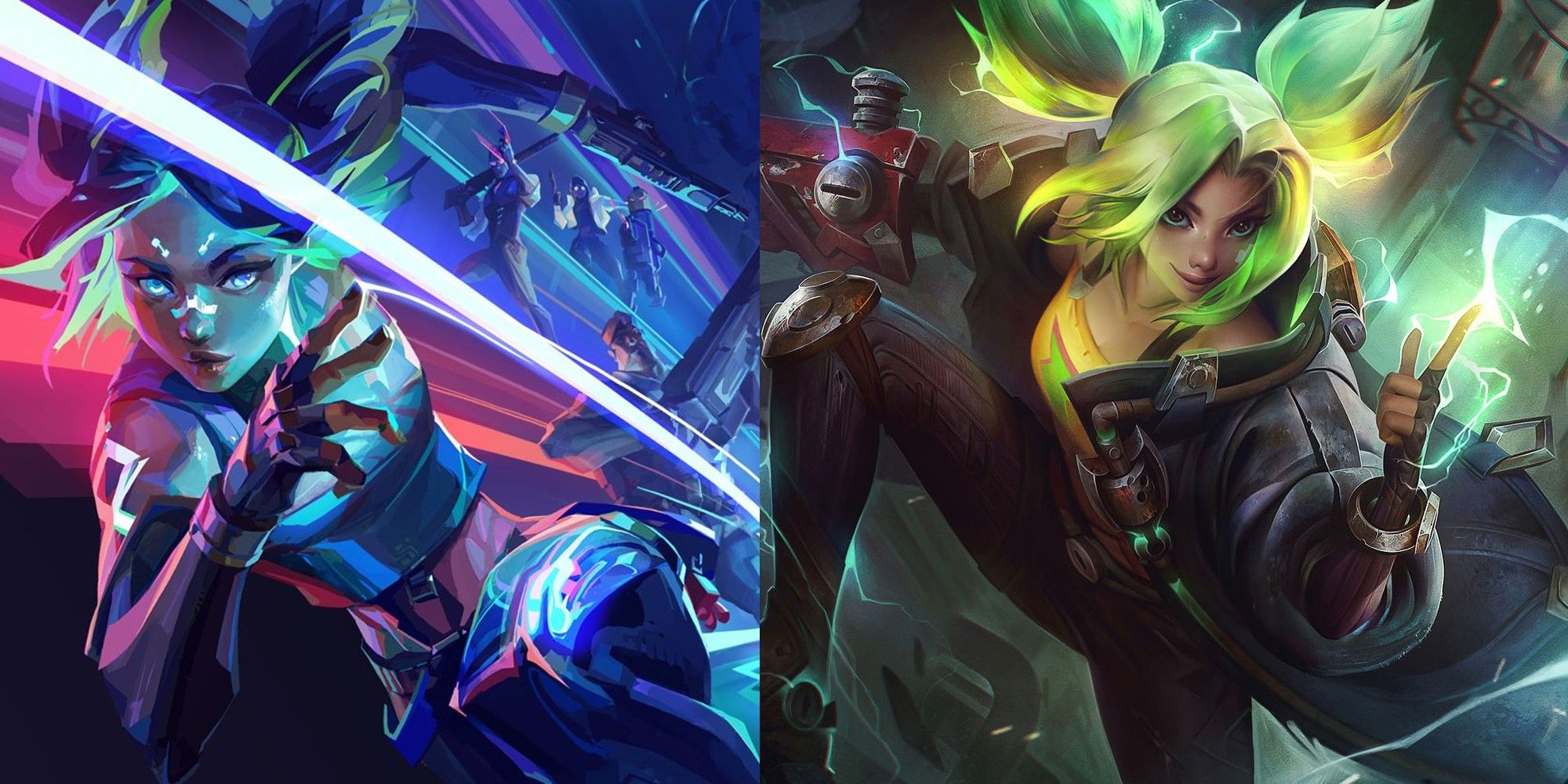 New League of Legends Champ Zeri and New Valorant Agent Neon Are Similar Same Voice Actor Filipino Runeterra