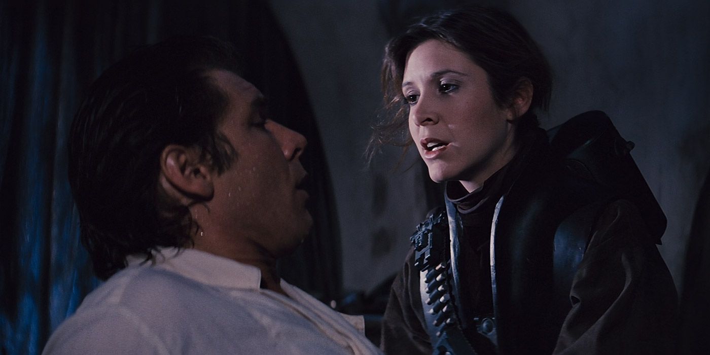 Princess Leia rescues Han Solo in Star Wars