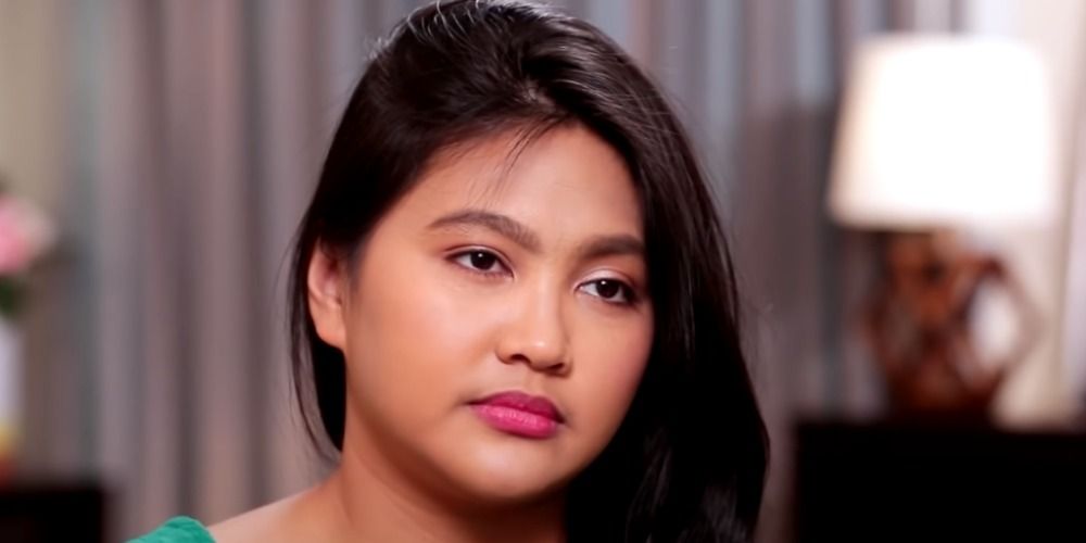 Leida Margaretha from 90 Day Fiance frowning