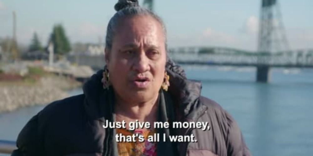 Lesina Pulaa saying &quot;Just give me money&quot; on 90 Day Fiance