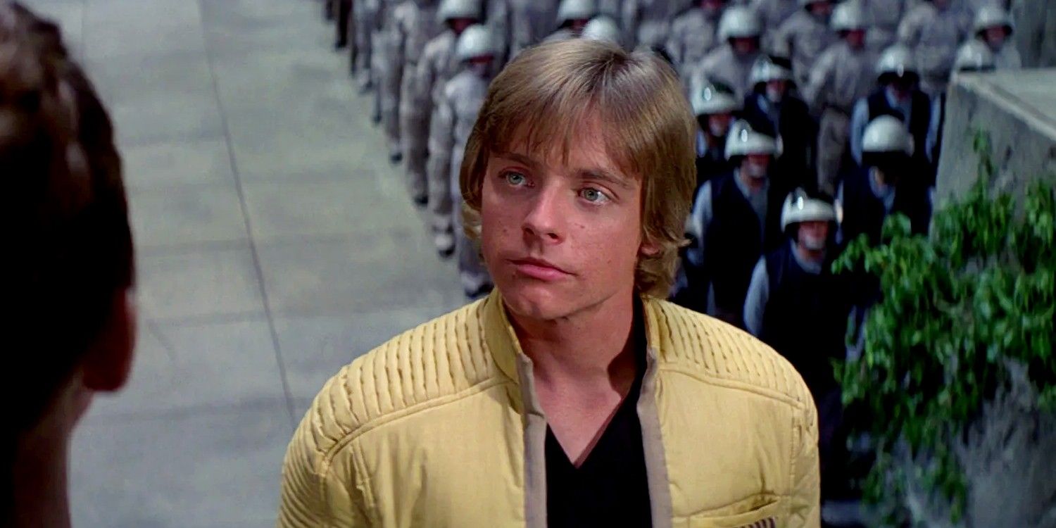 Luke Skywalker in A New Hope's Throne Scene