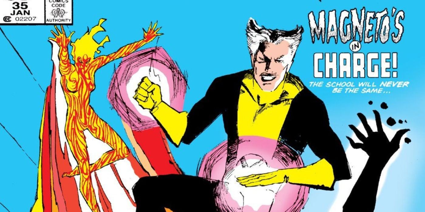Magneto takes charge of the New Mutants in Marvel Comics.